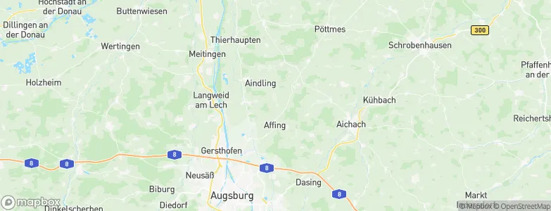 Gaulzhofen, Germany Map