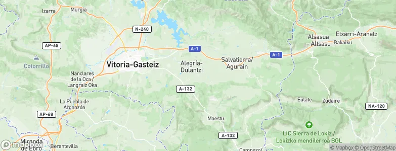 Gauna, Spain Map