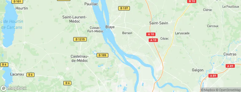 Gauriac, France Map