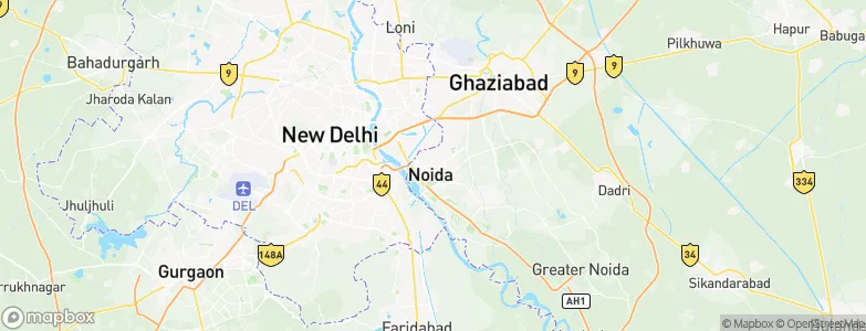 Gautam Budh Nagar, India Map