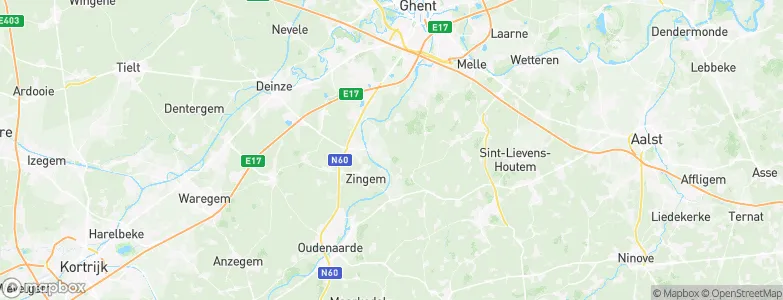 Gavere, Belgium Map