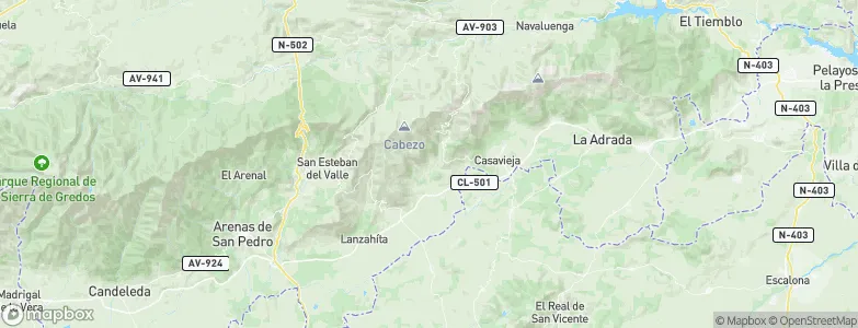 Gavilanes, Spain Map