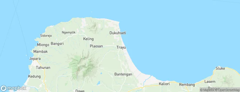 Gawanan, Indonesia Map