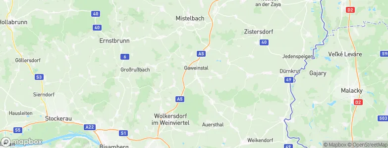 Gaweinstal, Austria Map