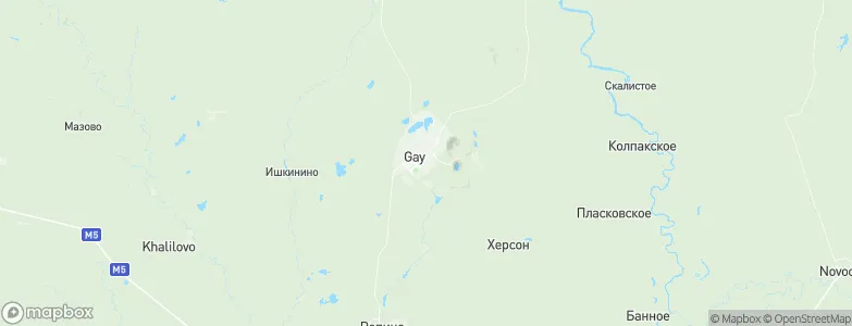 Gay, Russia Map
