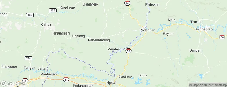 Gayam, Indonesia Map
