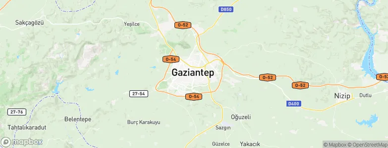 Gaziantep, Turkey Map