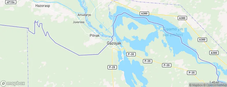 Gazojak, Turkmenistan Map