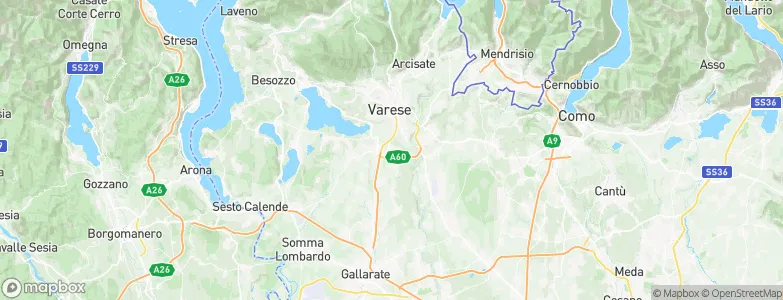 Gazzada Schianno, Italy Map