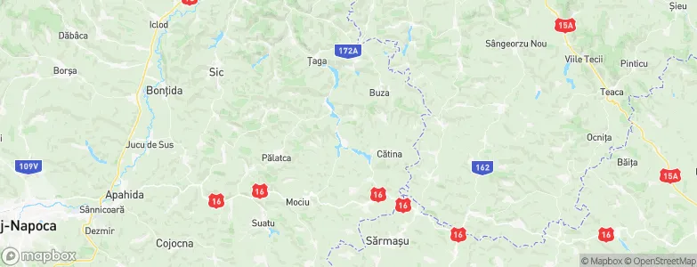 Geaca, Romania Map