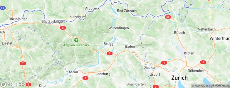 Gebenstorf, Switzerland Map