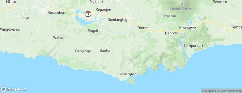 Gedangan, Indonesia Map