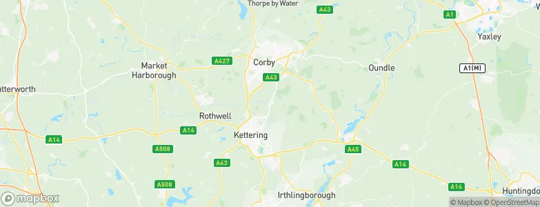 Geddington, United Kingdom Map