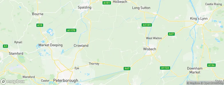 Gedney Hill, United Kingdom Map