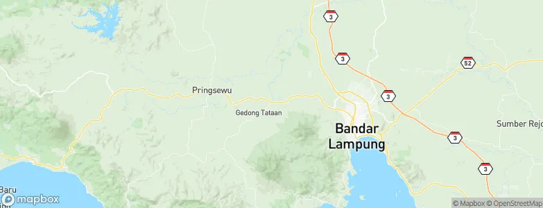 Gedong Tataan, Indonesia Map