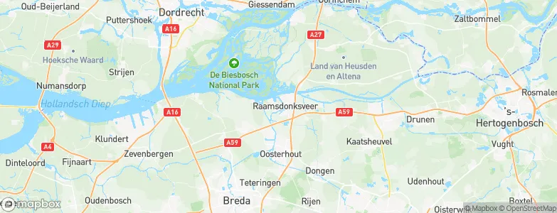 Geertruidenberg, Netherlands Map