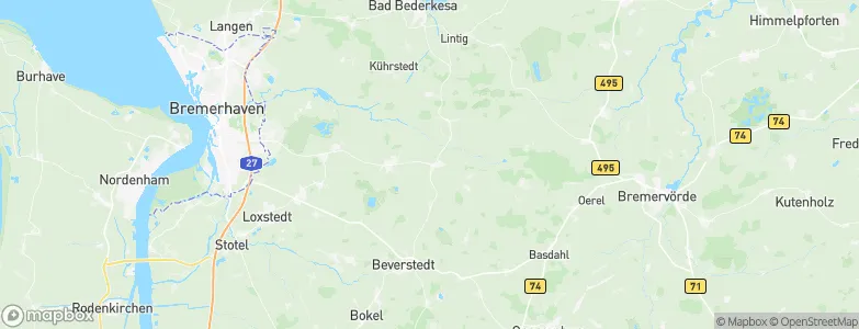 Geestenseth, Germany Map