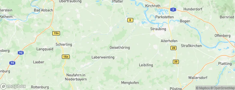 Geiselhöring, Germany Map