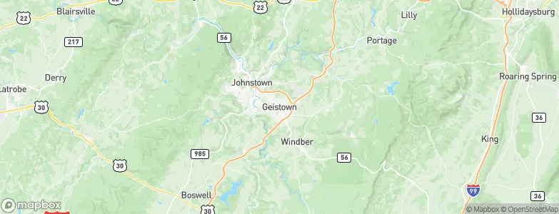 Geistown, United States Map