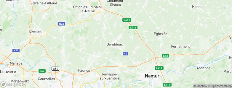 Gembloux, Belgium Map