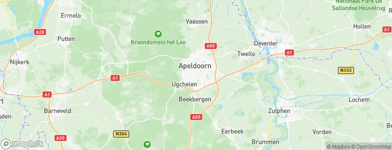 Gemeente Apeldoorn, Netherlands Map
