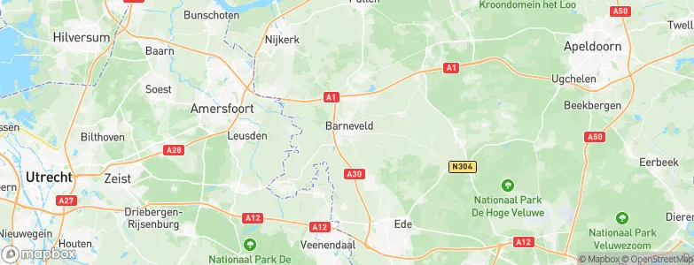 Gemeente Barneveld, Netherlands Map