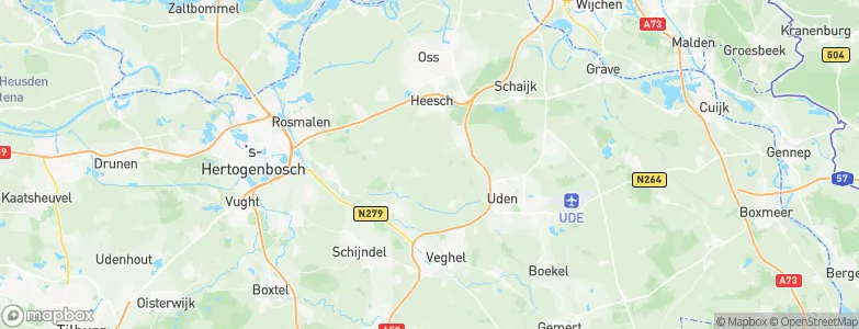 Gemeente Bernheze, Netherlands Map