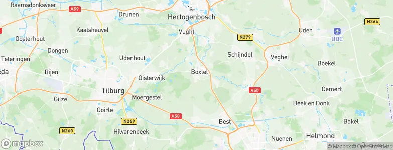 Gemeente Boxtel, Netherlands Map