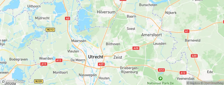 Gemeente De Bilt, Netherlands Map