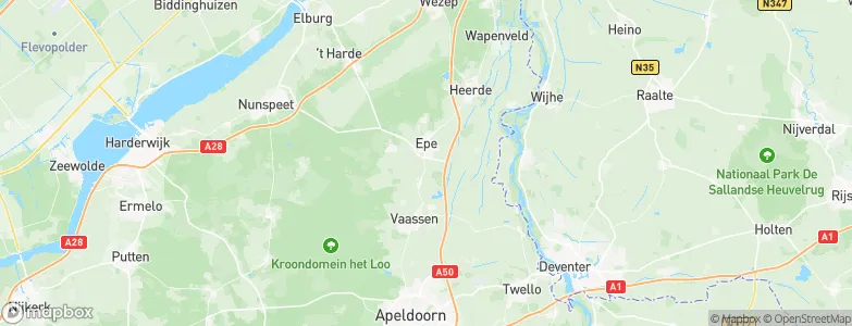 Gemeente Epe, Netherlands Map