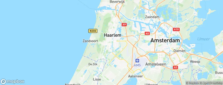 Gemeente Haarlem, Netherlands Map