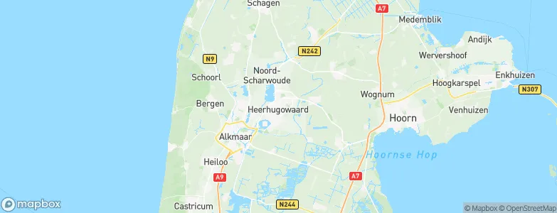 Gemeente Heerhugowaard, Netherlands Map