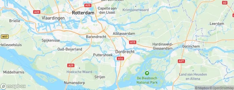 Gemeente Hendrik-Ido-Ambacht, Netherlands Map