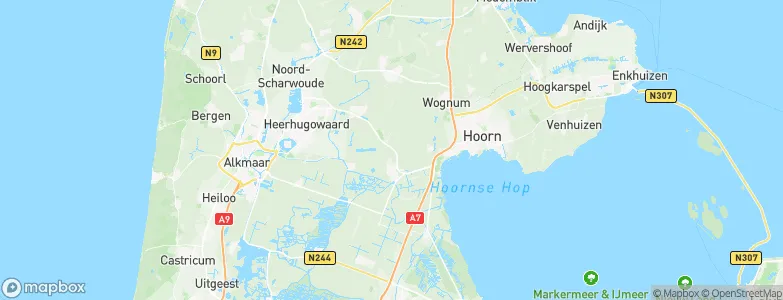 Gemeente Koggenland, Netherlands Map