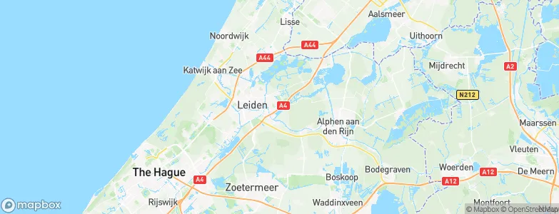 Gemeente Leiderdorp, Netherlands Map