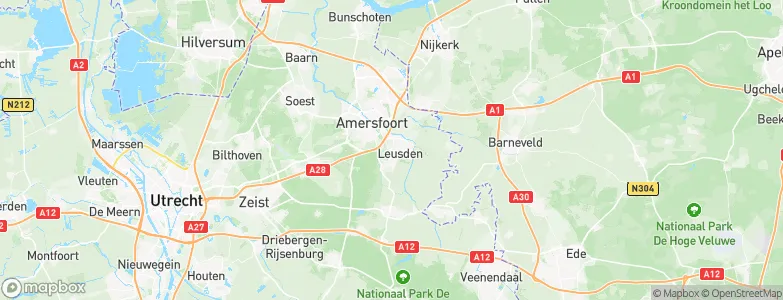 Gemeente Leusden, Netherlands Map
