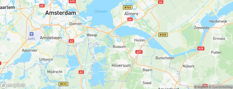 Gemeente Naarden, Netherlands Map