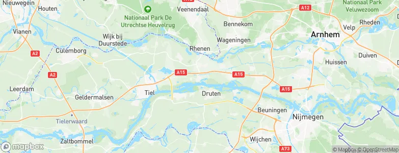 Gemeente Neder-Betuwe, Netherlands Map