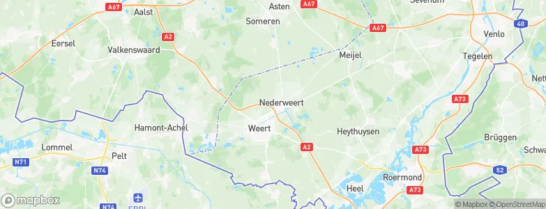 Gemeente Nederweert, Netherlands Map