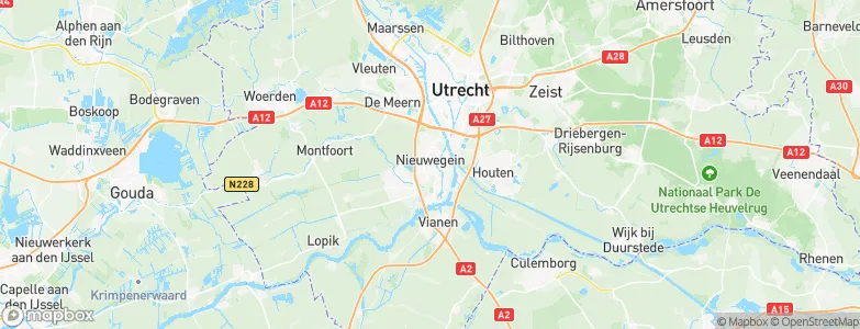 Gemeente Nieuwegein, Netherlands Map