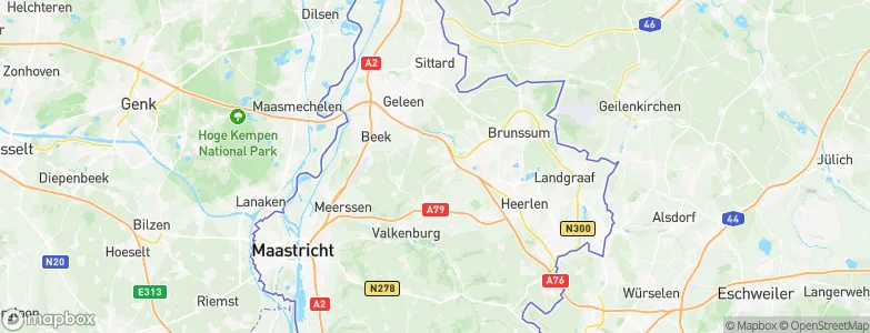 Gemeente Nuth, Netherlands Map