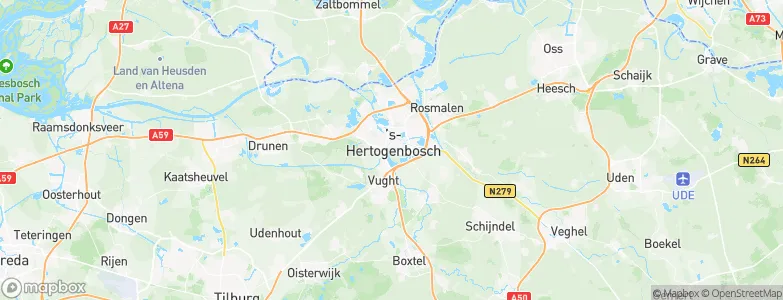Gemeente 's-Hertogenbosch, Netherlands Map