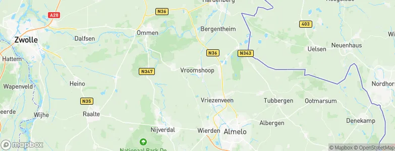 Gemeente Twenterand, Netherlands Map