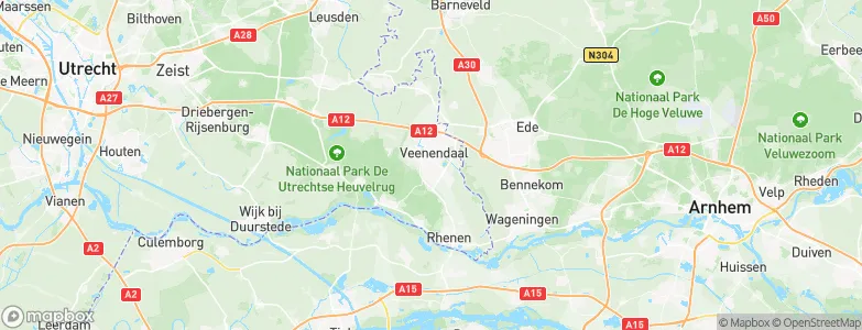 Gemeente Veenendaal, Netherlands Map