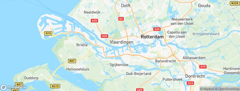 Gemeente Vlaardingen, Netherlands Map