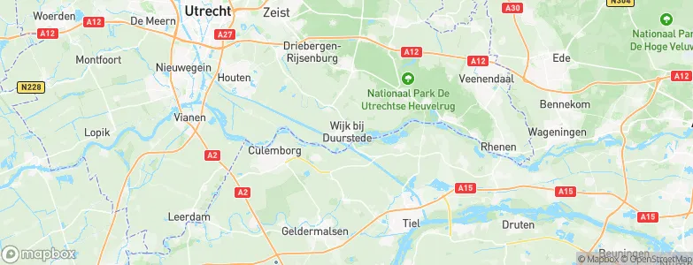 Gemeente Wijk bij Duurstede, Netherlands Map