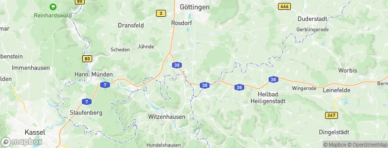 Gemeinde Friedland, Germany Map