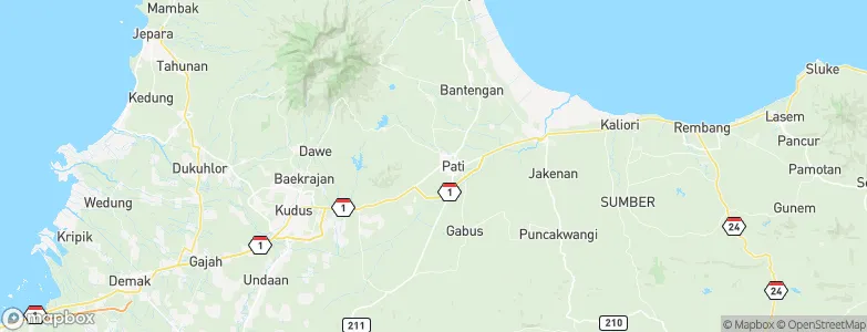 Gemiring, Indonesia Map