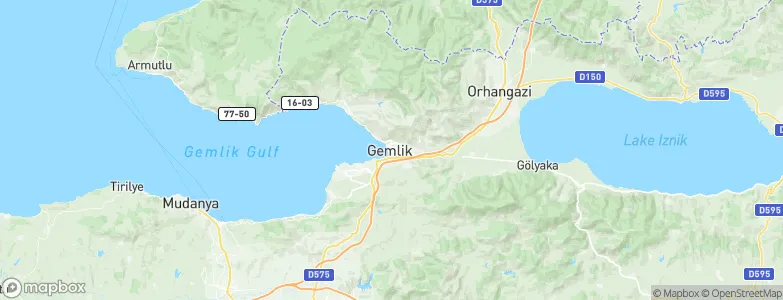 Gemlik, Turkey Map