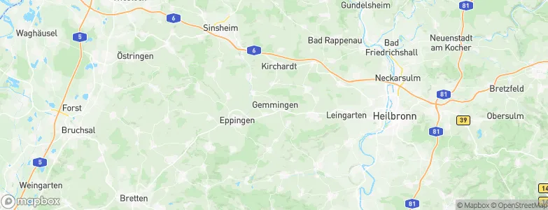 Gemmingen, Germany Map